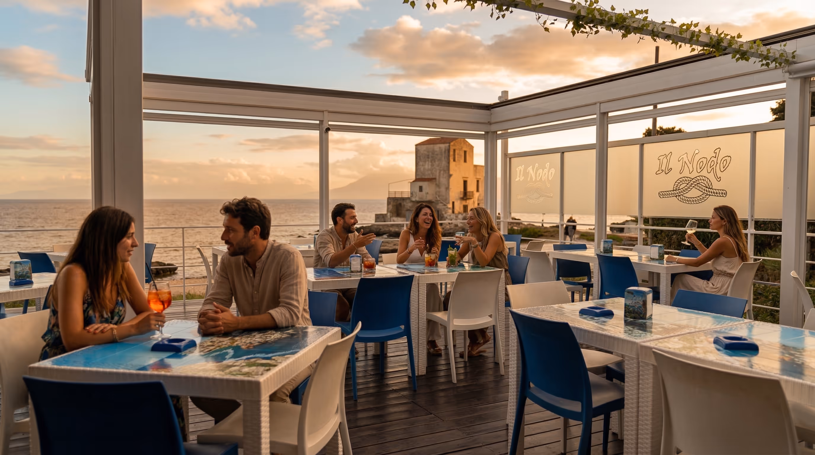 Tramonto spettacolare a Sant'Elia