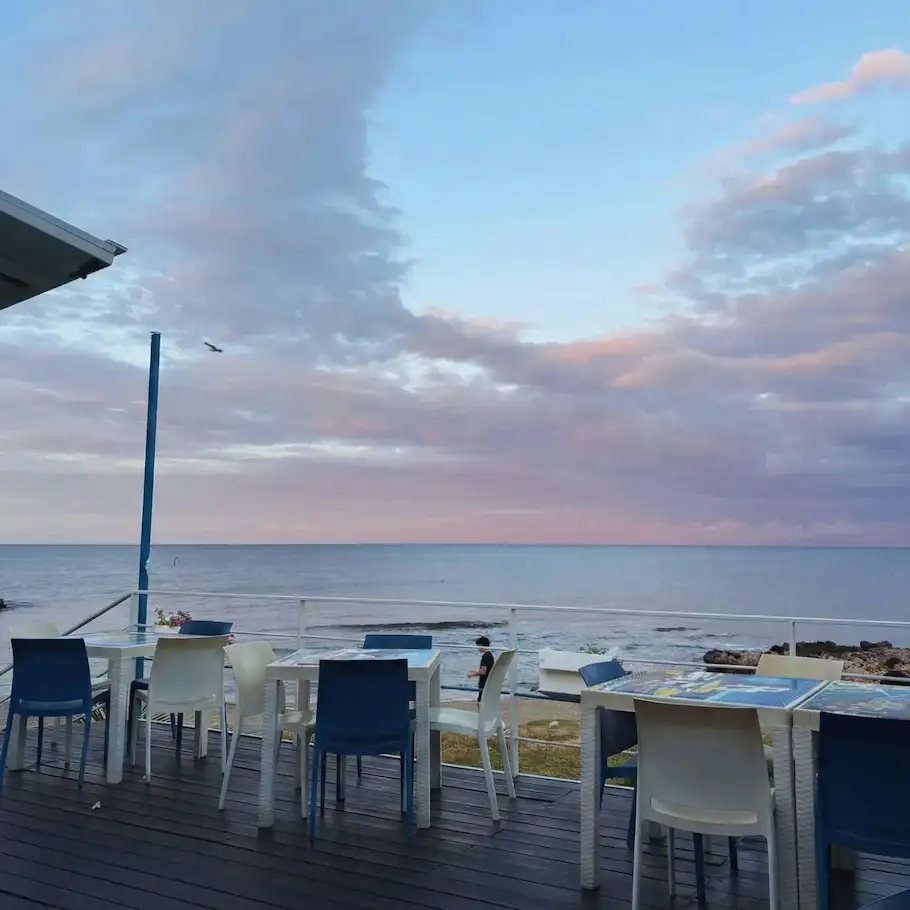 Tramonto sulla baia di Sant'Elia