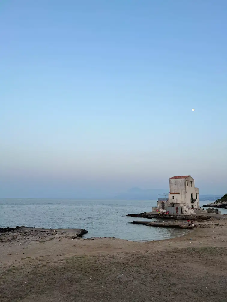 Vista sulla spiaggia