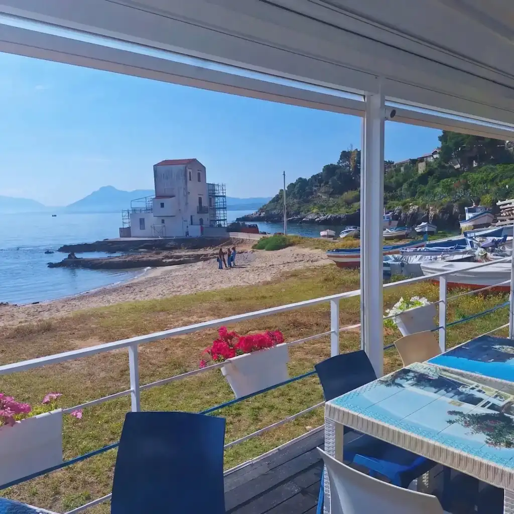 Panorama della baia di Sant'Elia dal Nodo